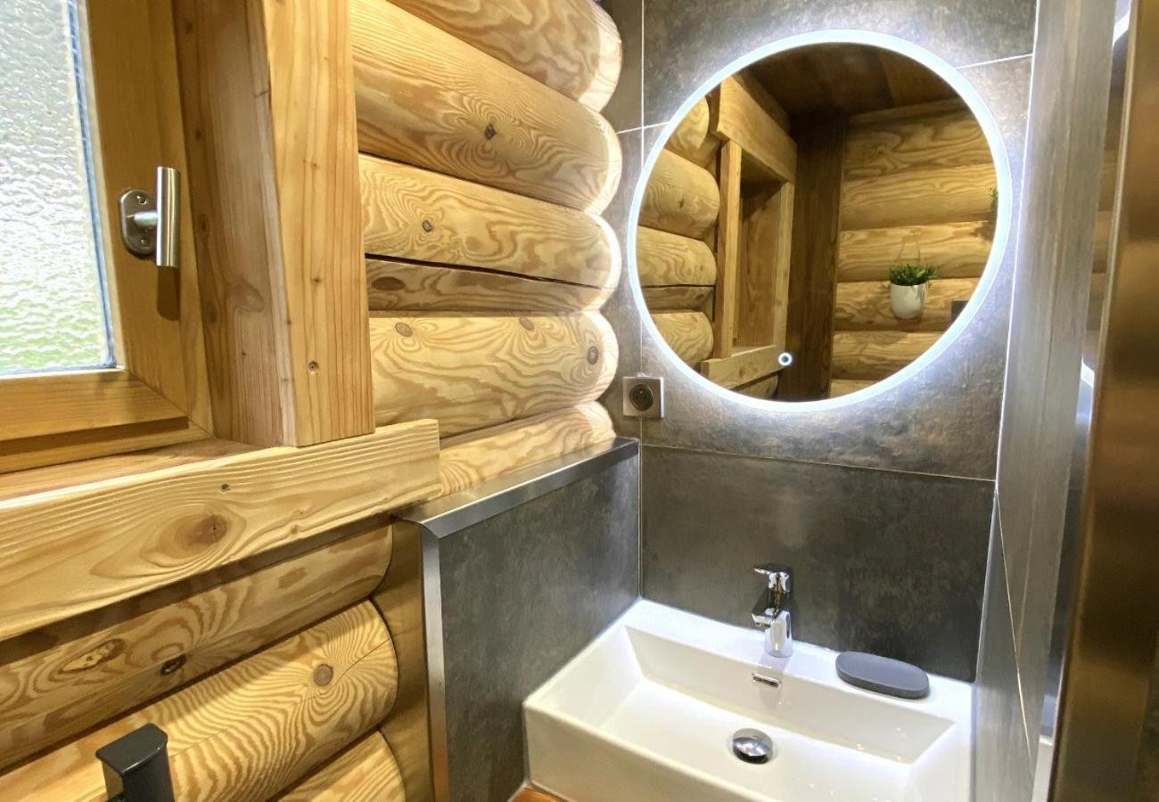 לה ברסה L'Ours Noir Chalet En Rondins מראה חיצוני תמונה