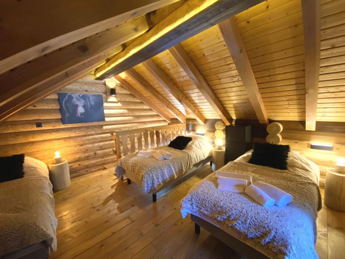 לה ברסה L'Ours Noir Chalet En Rondins מראה חיצוני תמונה