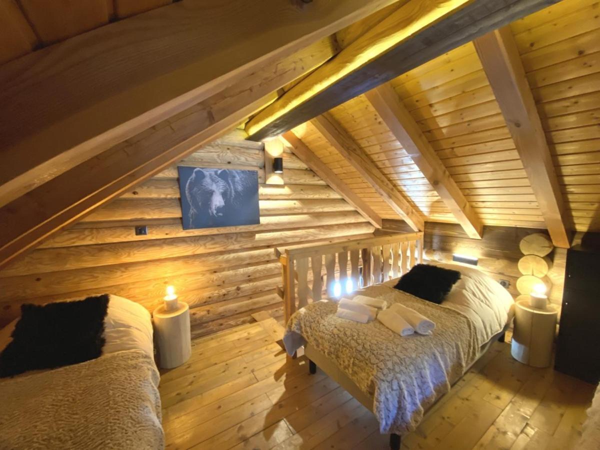לה ברסה L'Ours Noir Chalet En Rondins מראה חיצוני תמונה