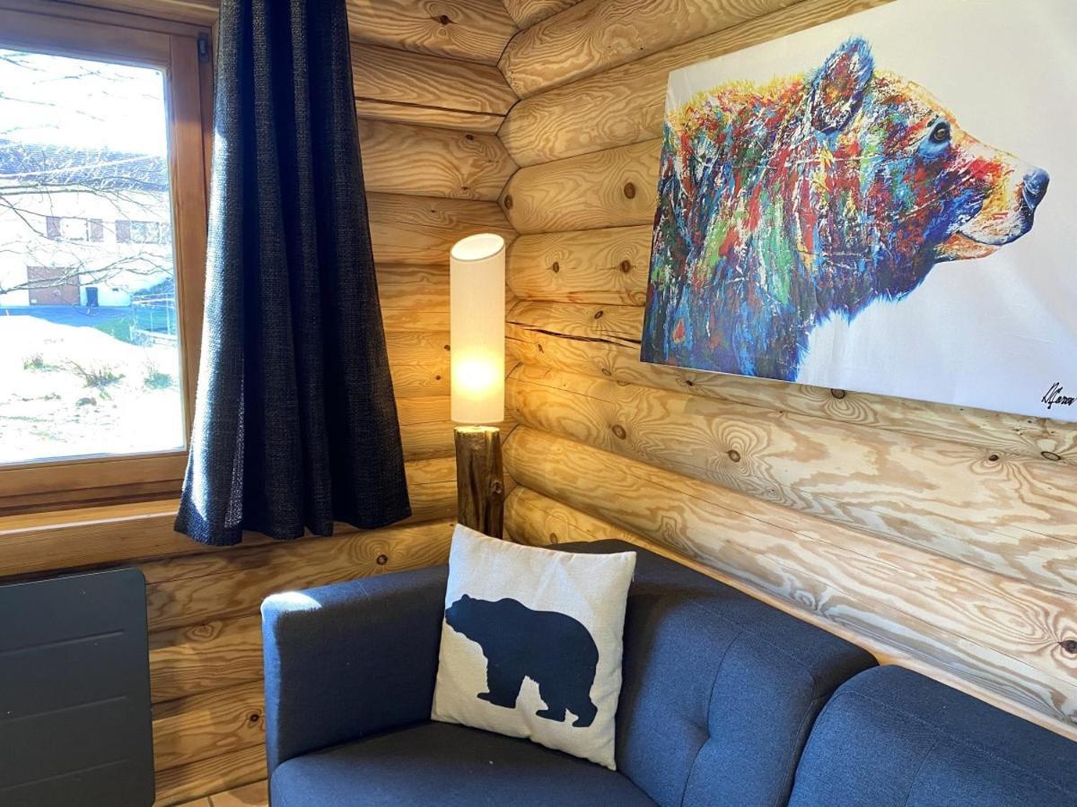לה ברסה L'Ours Noir Chalet En Rondins מראה חיצוני תמונה